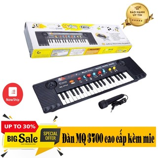 Đàn piano điện tử mq-3700 kèm micro đồ chơi cho bé