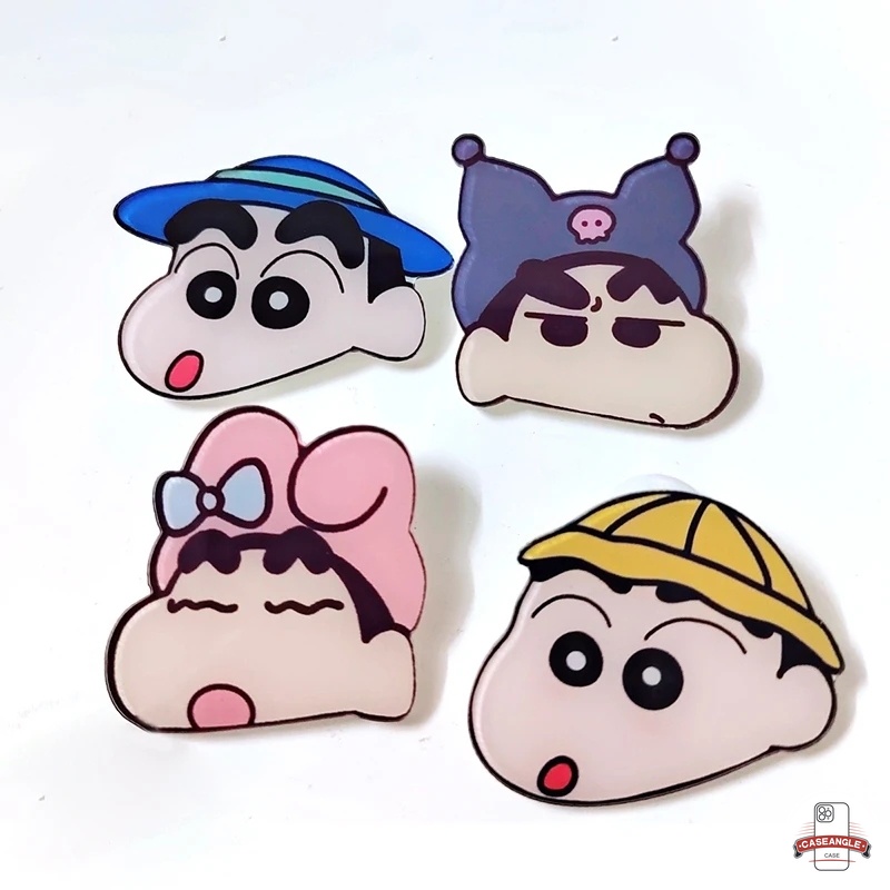 Giá Đỡ Điện Thoại Từ Tính Họa Tiết shin-chan Dễ Thương Cho Bé