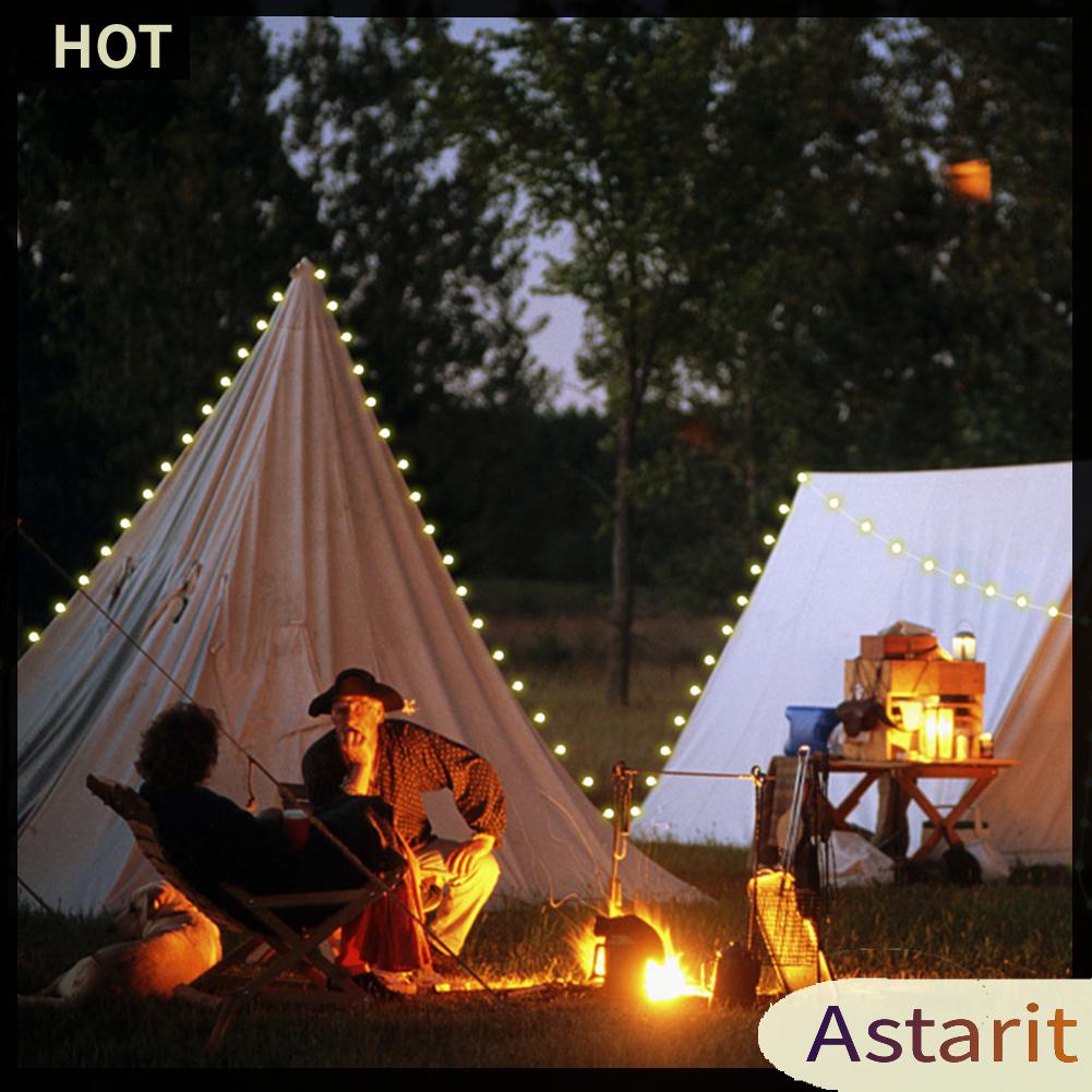 Dây Đèn Led 6 / 10m Ánh Sáng Ấm Áp Cắm Trại Tiện Dụng