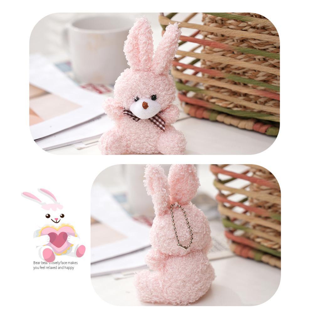 Hoạt Hình Thú Nhồi Bông q9a4 Hình Chú Thỏ Thắt Nơ Đáng Yêu Cho Bé