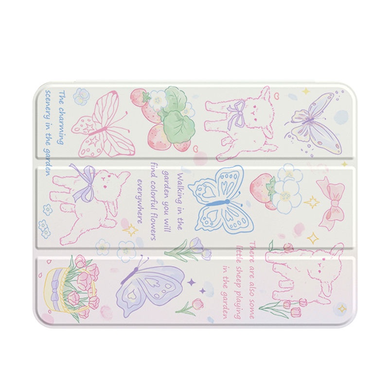 Bao Da Máy Tính Bảng Bằng acrylic Trong Suốt Hình Bướm Cho ipad air5 mini6 ipad gen9 gen10 gen 5 gen 6 2020 2021 pro 11 Ốp