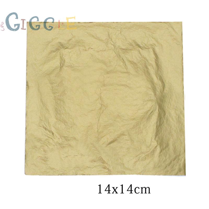 100 Sheets ceiling decor Silver Copper Leaf Gilding photo frame DIY Foil Paper