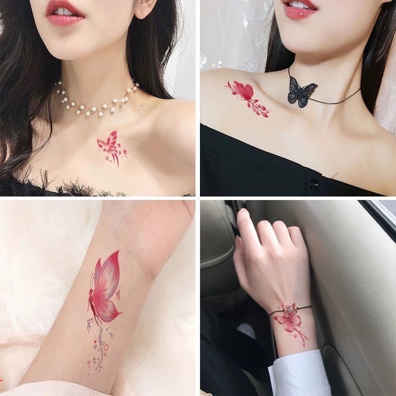 Set 30 Hình Xăm Dán Tạm Thời Chống Nước Lâu Trôi 15 Ngày