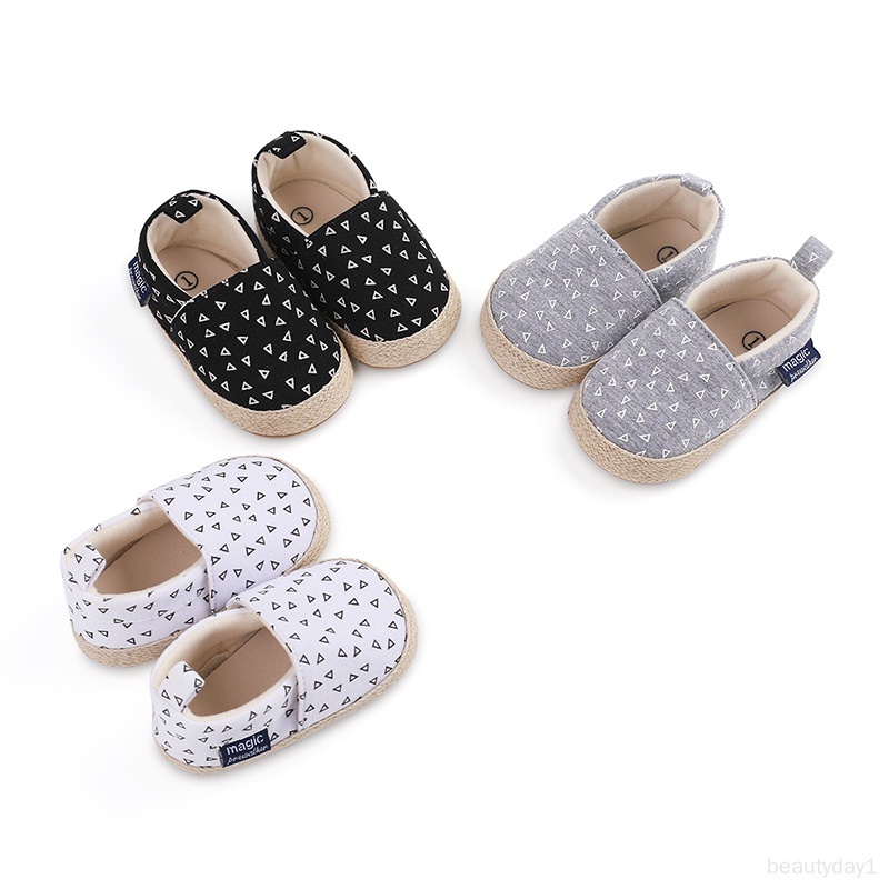 Giày Đế Mềm Chống Trượt Thoải Mái In Họa Tiết retro Đơn Giản Cho Bé