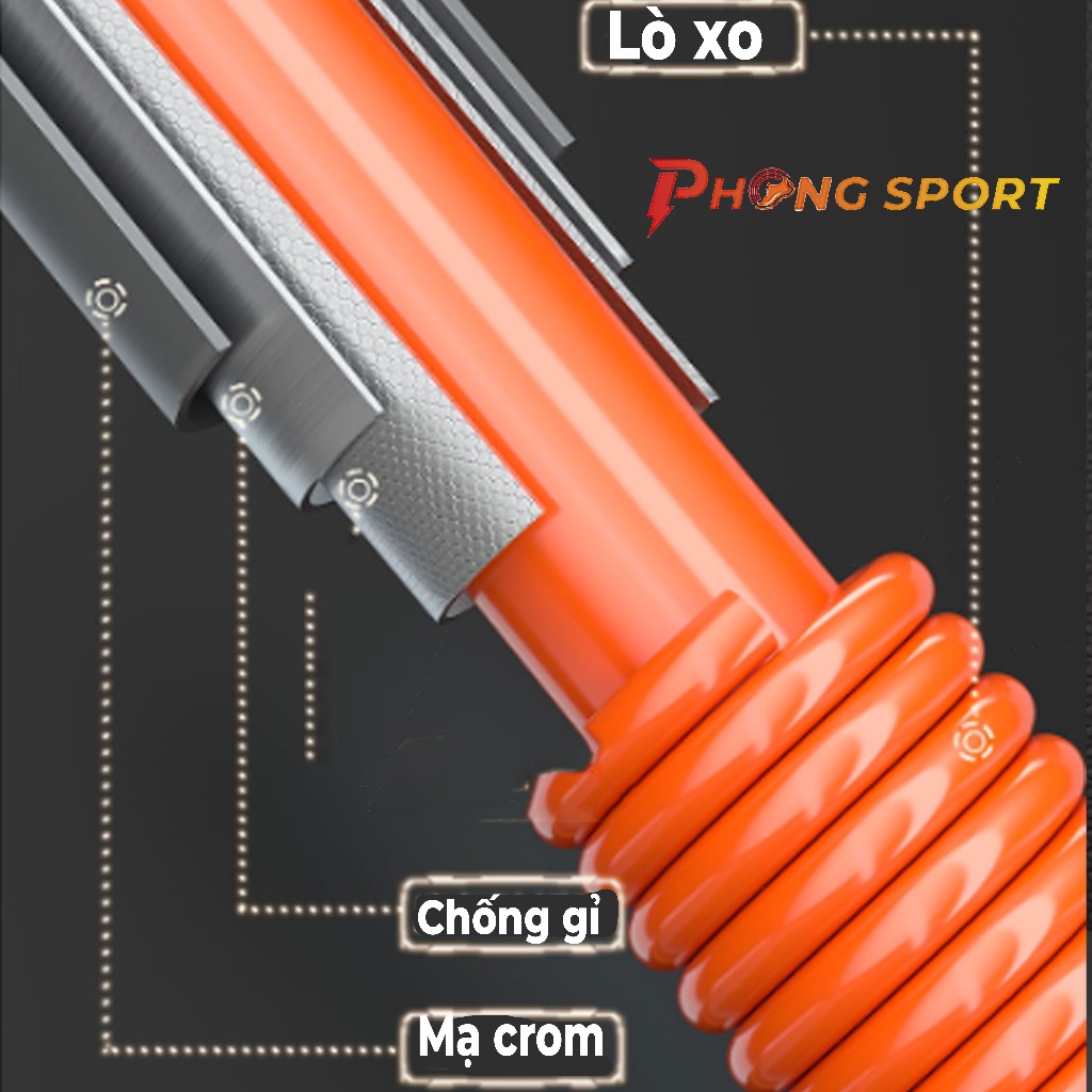 Gậy lò xo đồ long đao 20-100kg H.Y tập luyện cơ tay tại nhà