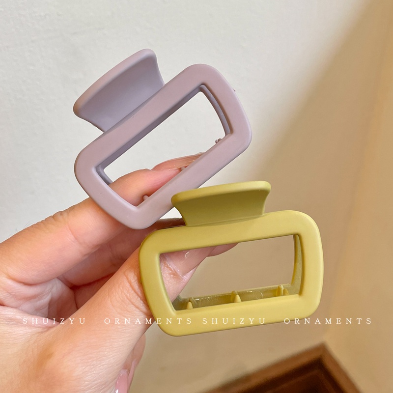 Set 2 Kẹp Tóc Hình Vuông Nhỏ Nhắn Xinh Xắn Dành Cho Nữ