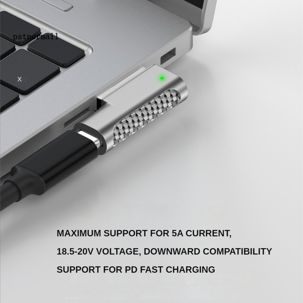 Bộ Chuyển Đổi Từ Tính type-c pd 100w led Từ Tính Cổng Sạc usb c Sang Cổng Sạc Máy Tính