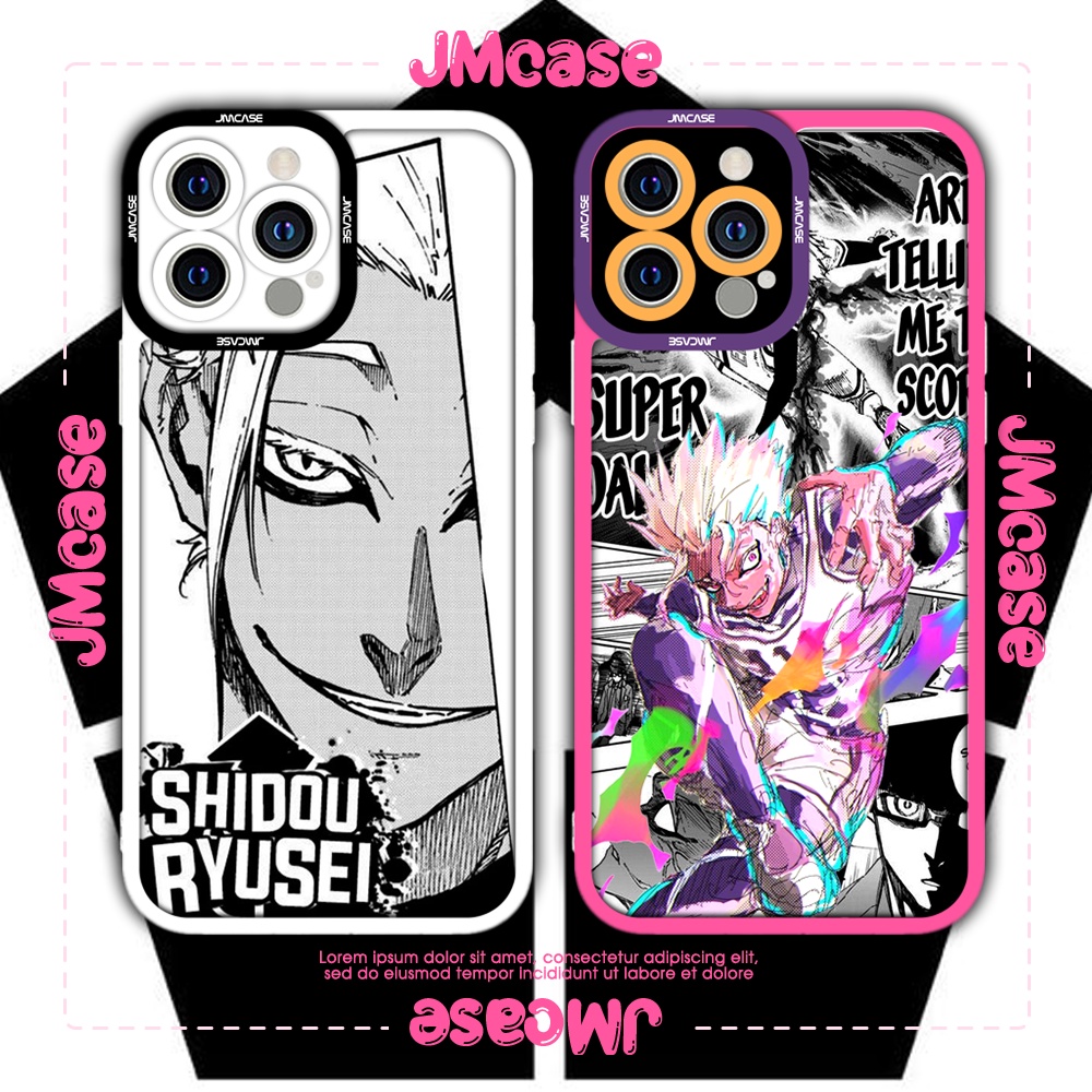 Ốp lưng iphone cạnh vuông JMCase Shidou Ryusei Blue Lock Anime Manga 7/7plus/8/8plus/x/xs/11/12/pro/max/plus/promax