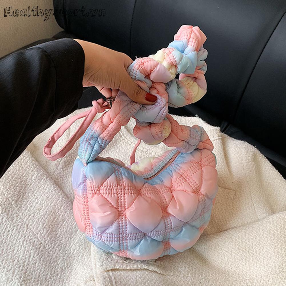 Túi Đeo Chéo Nhuộm Màu Thời Trang Hàn Cho Nữ