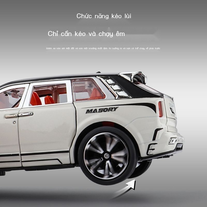 1:32 Rolls-Royce Cullinan Masari SUV mô hình ô tô  âm thanh và xe đồ chơi ánh sáng tặng kèm ô tô