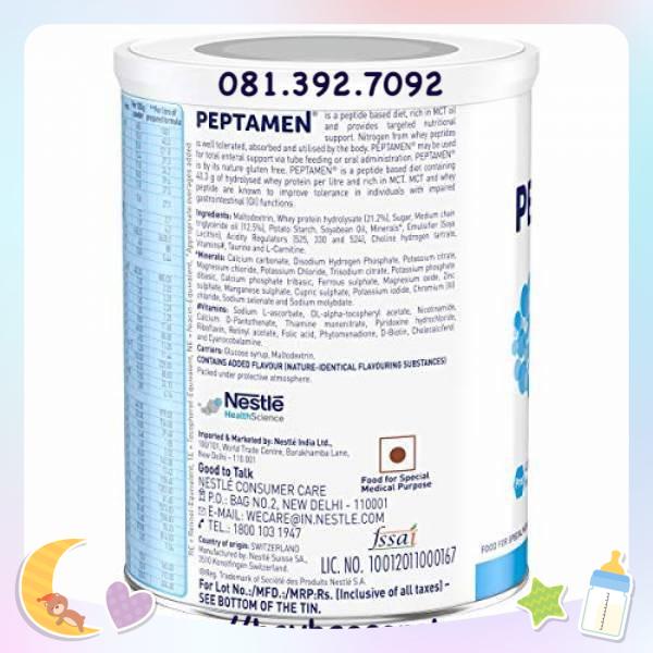 Sản phẩm dinh dưỡng y học Nestlé Peptamen 400g