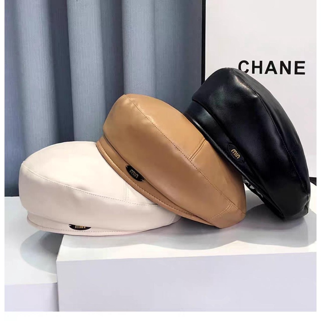 Mộc® Mũ beret chất dạ ép cao cấp thiết kế thu đông dành cho nữ