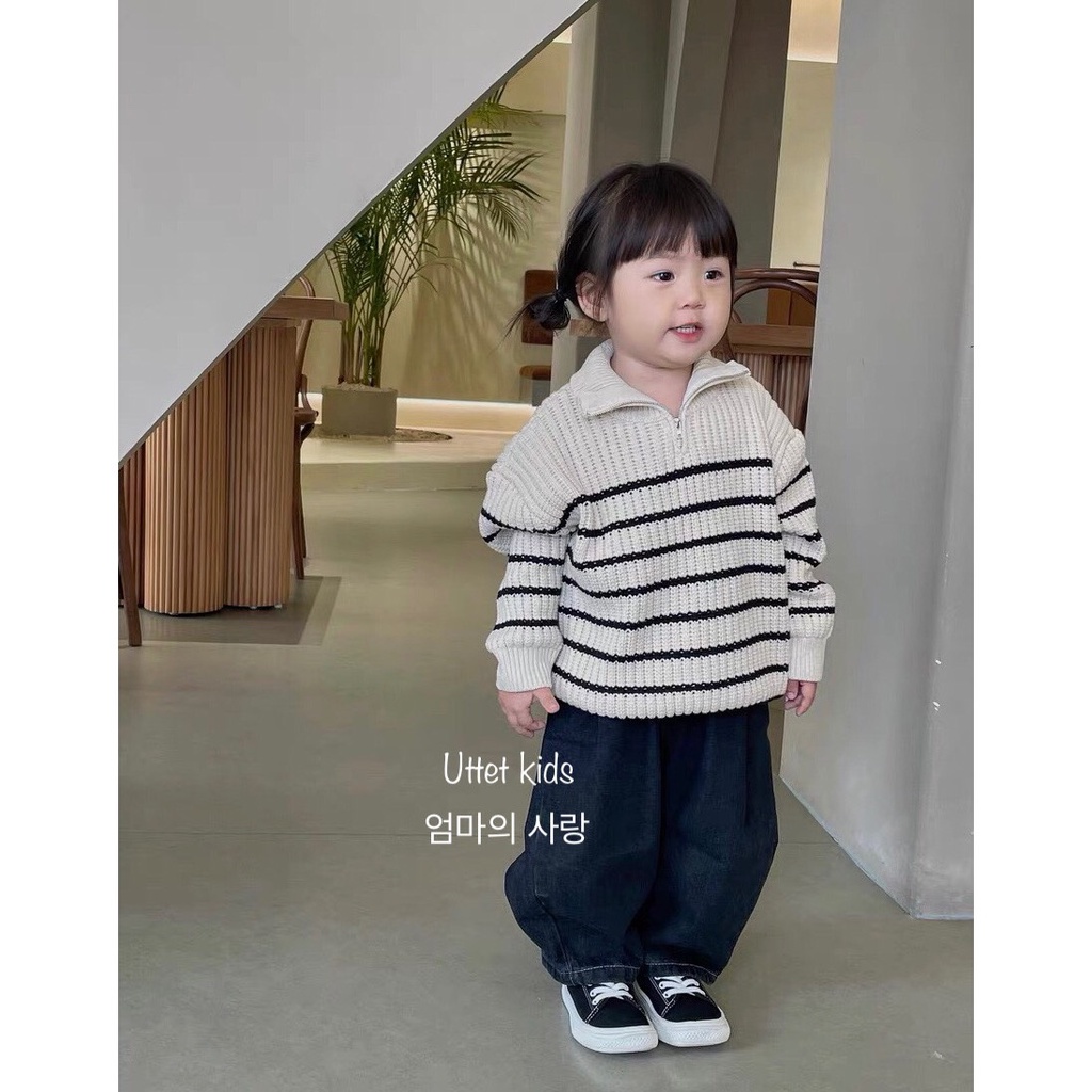 ÁO LEN PHONG CÁCH HÀN QUỐC PHÙ HỢP CHO BÉ GÁI VÀ BÉ TRAI RẤT ĐẸP