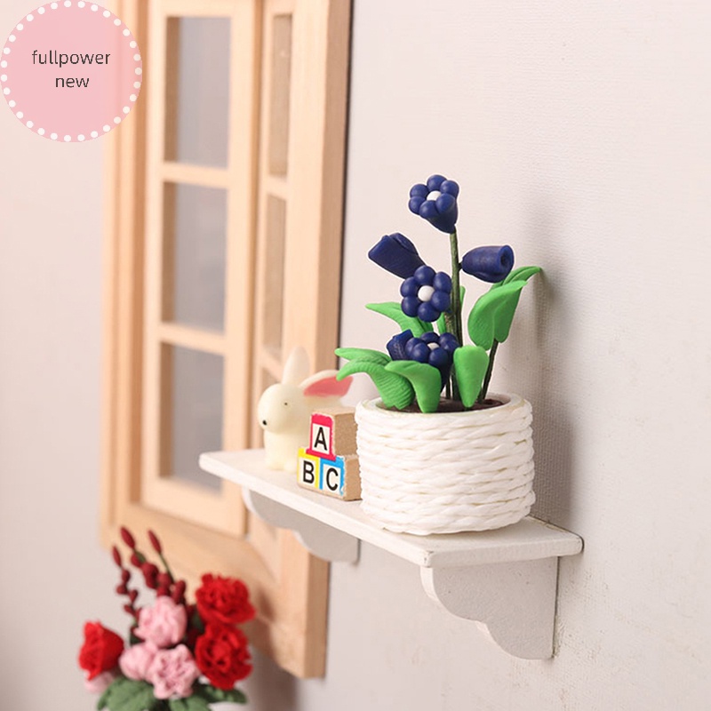Toàn Bộpowernew Chậu Hoa Mini Tỉ Lệ 1: 12 Dùng Trang Trí Nhà Búp Bê vn