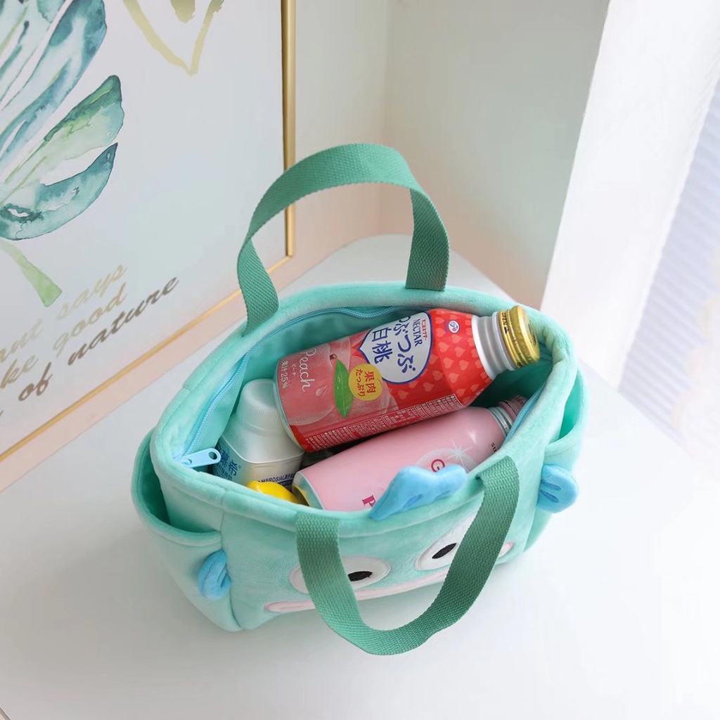 Túi Đựng Hộp Cơm Trưa Họa Tiết Hoạt Hình Dễ Thương