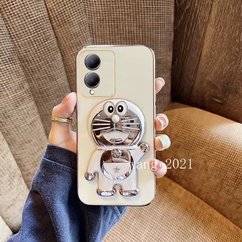Ốp Điện Thoại Silicon Hình doraemon Thời Trang Cho vivo y17s 5g 2023 vivoy17s Đứng
