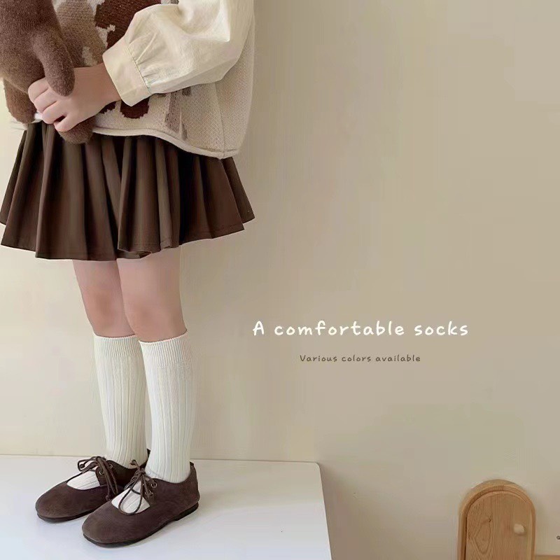 CHÂN VÁY XẾP LY CẠP CHUN PHONG CÁCH HÀN QUỐC CHO BÉ GÁI- HÀNG QCCC