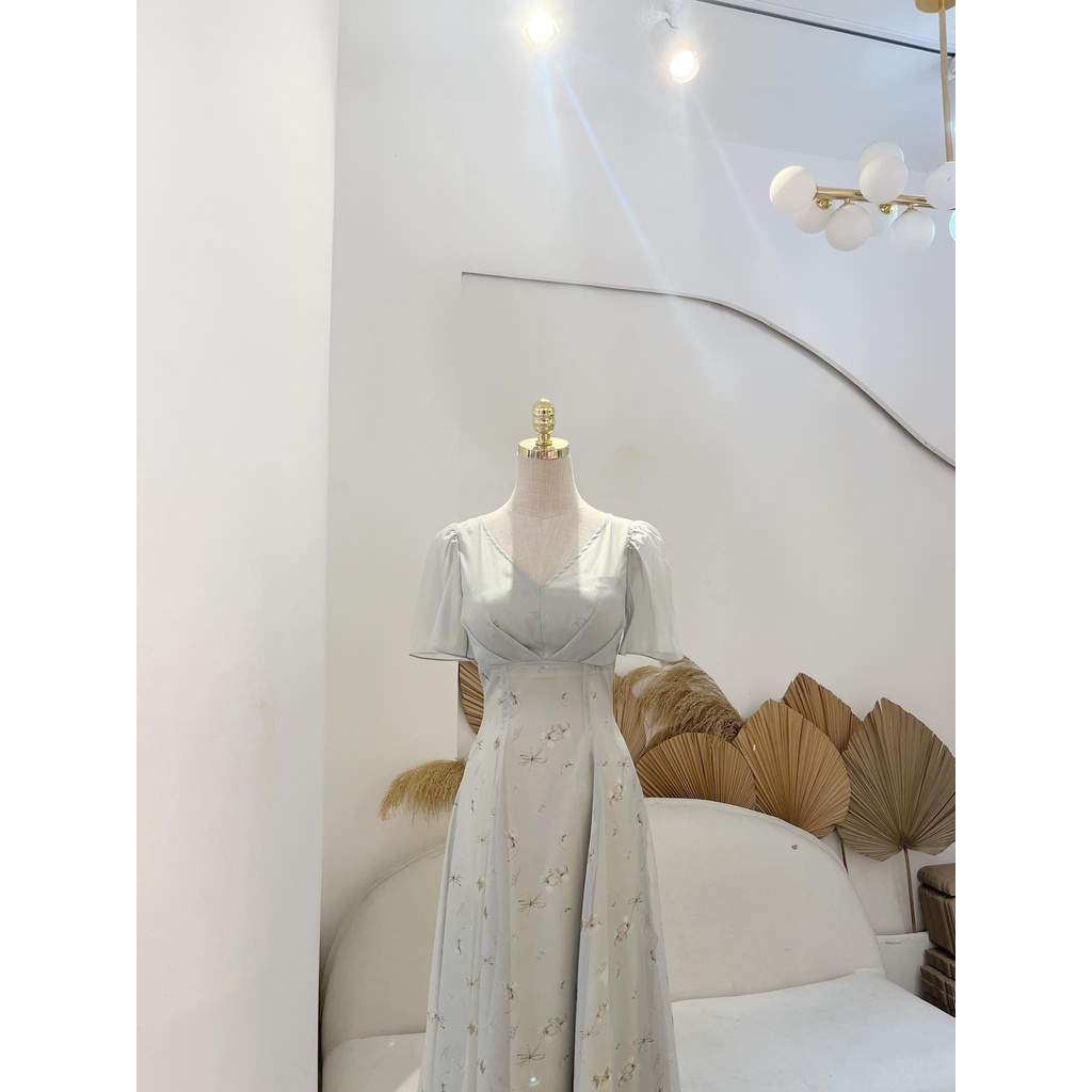 TIELA Đầm váy hoa cổ tim - Gemma Dress