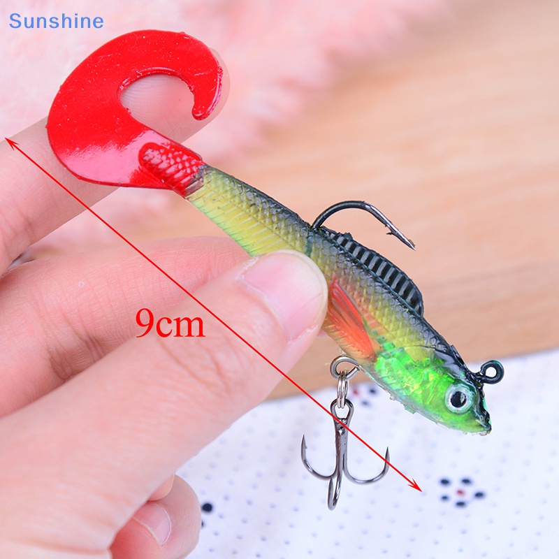 Mồi Câu Cá Giả Bằng Silicon Mềm 9cm 14g 14g Có Móc Vn