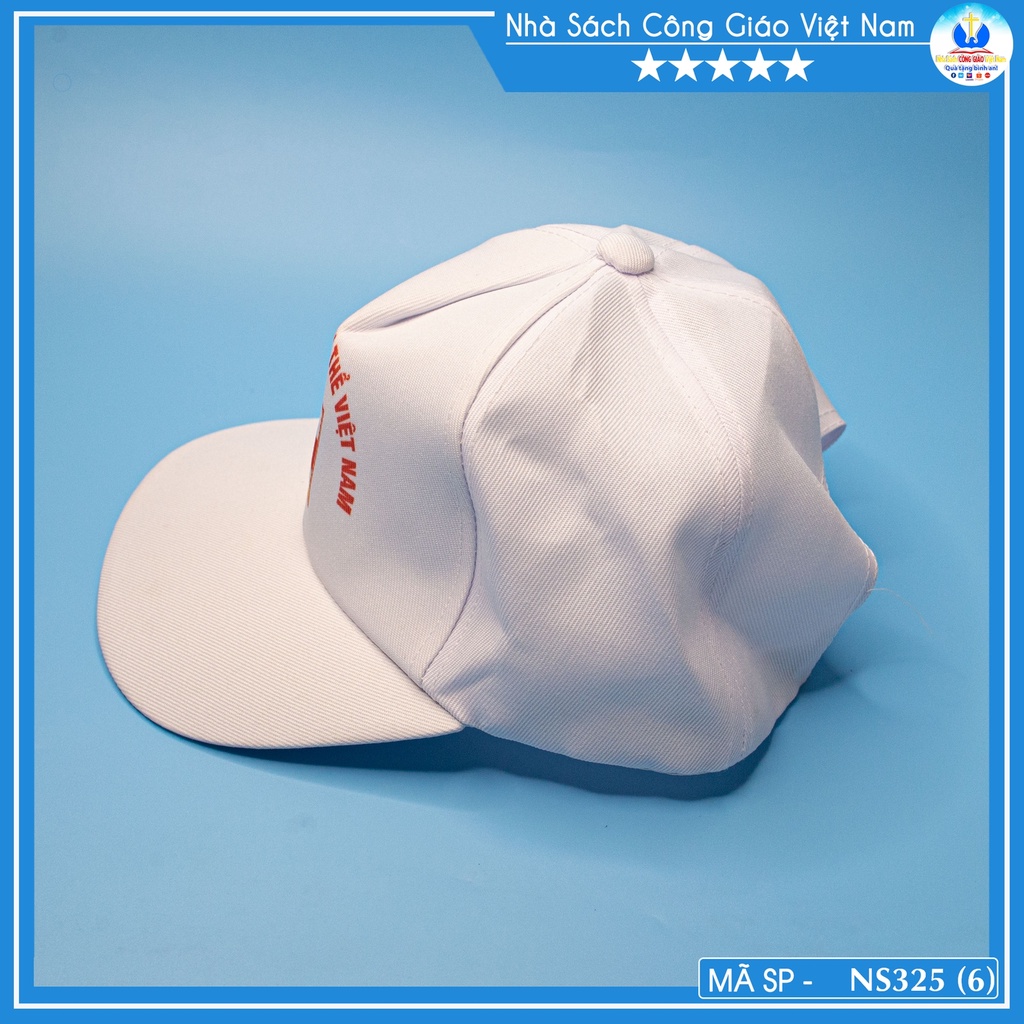 Mũ Lưỡi Trai Đồng Phục Công Giáo - In logo Thiếu Nhi Thánh Thể TNTT Việt Nam NS325