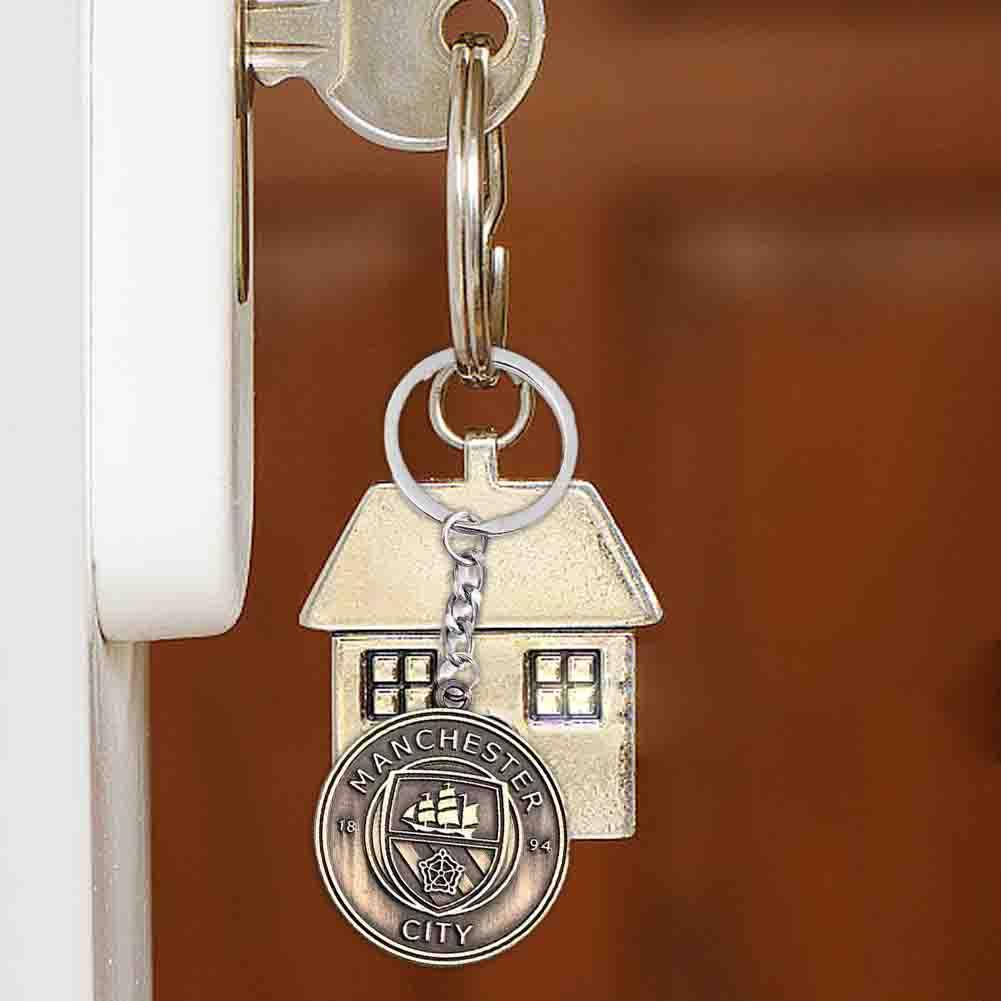 Móc Khóa Kim Loại Hình logo Câu Lạc Bộ Bóng Đá Châu Âu x6l1