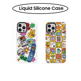 Casetify Ốp Điện Thoại Silicon tpu Mềm Hình Truyện Tranh 90s Cho iphone 15 11 12 13 14 plus pro x xs xr max