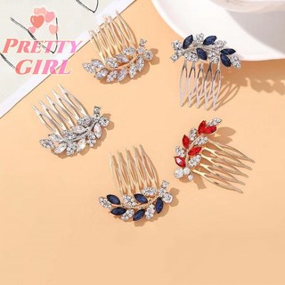 Lược Cài Tóc Đính Đá Pha Lê Lấp Lánh Phong Cách vintage Thời Trang