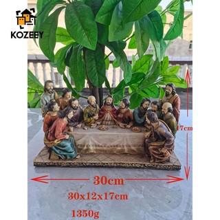 [Bữa tối cuối cùng Tượng trang trí Công giáo Công giáo Tượng để làm quà tặng Bộ sưu tập