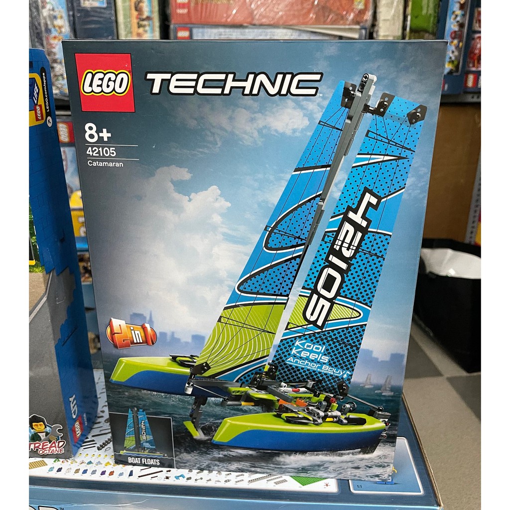 - LEGO 42105 - Technic - Catamaran - Thuyền Đua Hai Thân