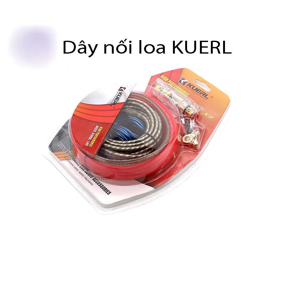 Full Bộ Kit dây đấu nối lắp đặt loa Siêu trầm Ô tô KUERL