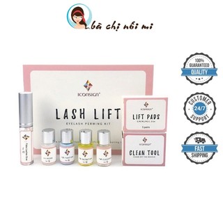 Set uốn mi lash lift - uốn mi collagen 3d 6d hàn quốc , bà chị nối mi