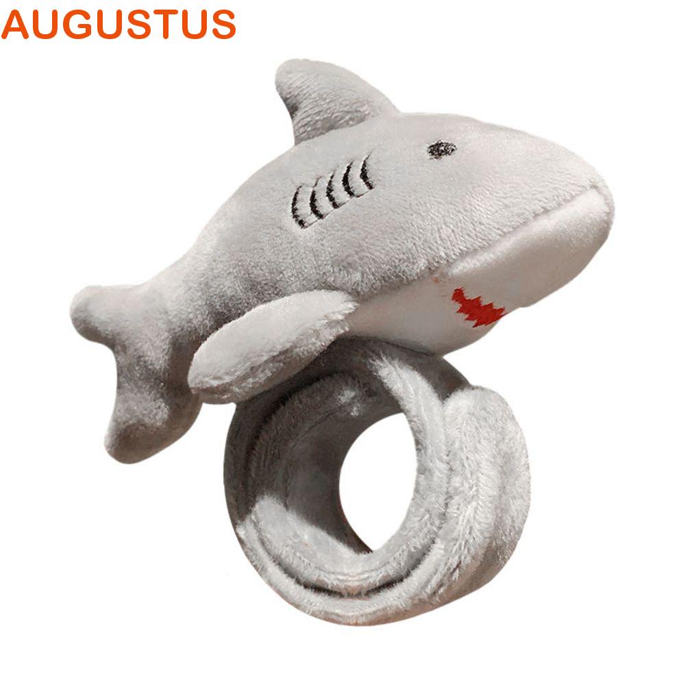 Augustus Vòng Đeo Cổ Tay Nhồi Bông Mềm Mại Hình Cá Mập stitch Cá Mập Nhồi Bông