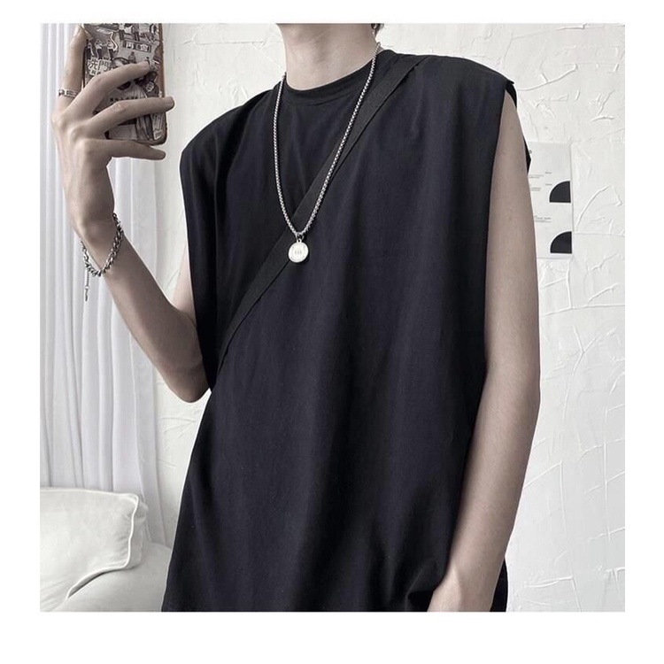 Áo Ba Lỗ Thể Thao plus size Thoáng Khí Thời Trang hong kong Cho Nam