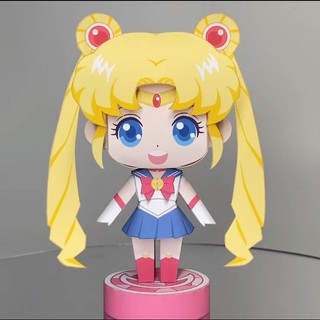 Mô hình giấy anime girl chibi Sailor Moon (Usagi Tsukino) [Sailor Moon/Thủy thủ mặt trăng]