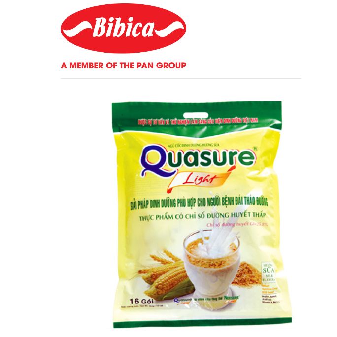 Combo 2 món Ngũ Cốc Quasure Light Bibica 400g và Bông Lan Cốm 126g dành cho người ăn kiêng tiểu đường Shopbethienkim