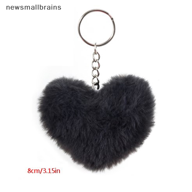 Móc Khóa Thỏ Pom Pom Pom 8cm Mềm Mại Dễ Thương