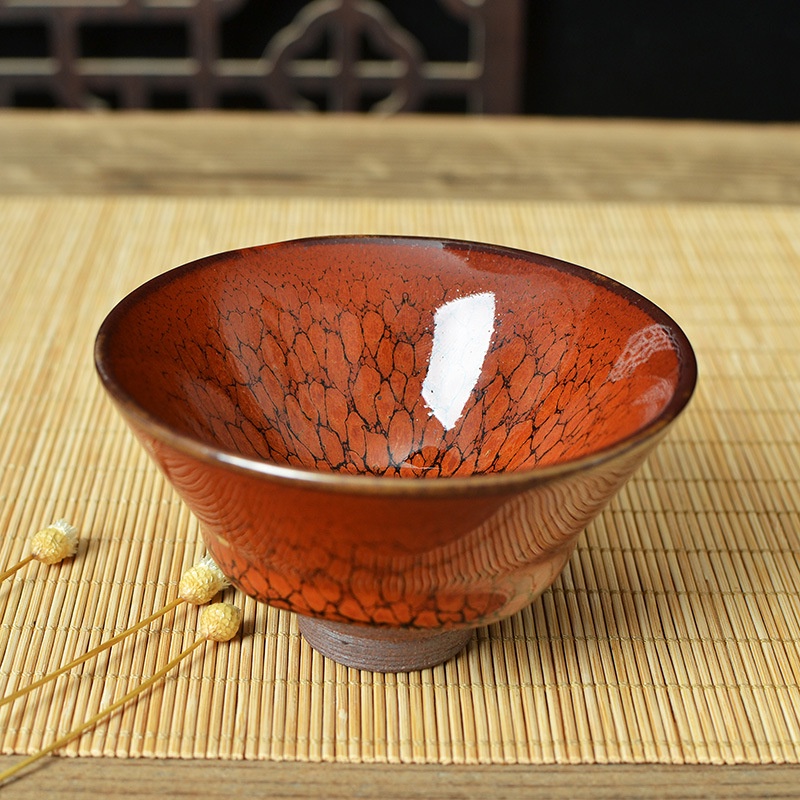 Jianyang Jianzhan Red Swallow Spotted Tea Cup Master Cup Cốc uống trà Kung Fu Tea Bowl Tea Tasting C