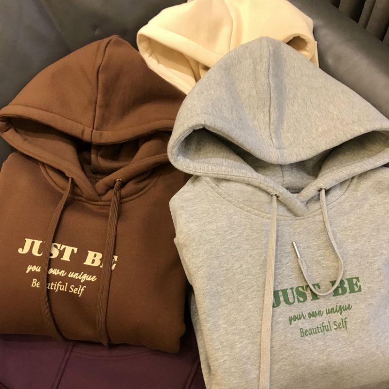 Áo hoodie Tay Dài Oversize Có 6 Màu Thời Trang Hàn Quốc Cho Nữ