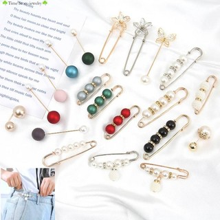 Kẹp Cài Áo / Quần / Váy / Áo Khoác cardigan Đính Ngọc Trai Chống Trượt Cỡ Lớn Thay Đổi Được