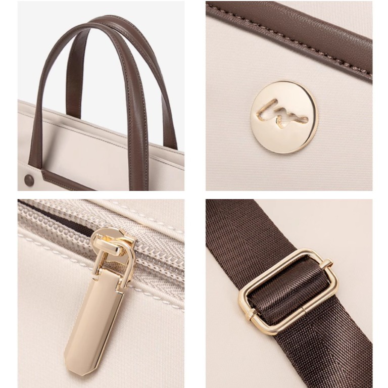 MINGKE Túi Xách Đựng laptop 13 14 inch Siêu Nhẹ Chống Thấm Nước Phong Cách Cổ Điển Thời Trang Cho Nữ