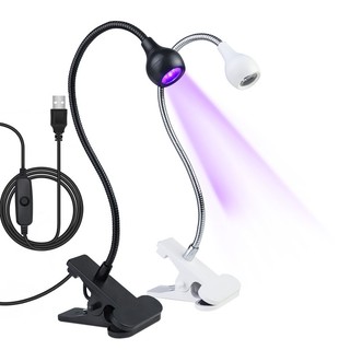 Mini manicure Đèn uv Ánh Sáng Tím Đa Năng Có Kẹp Và Công Tắc usb