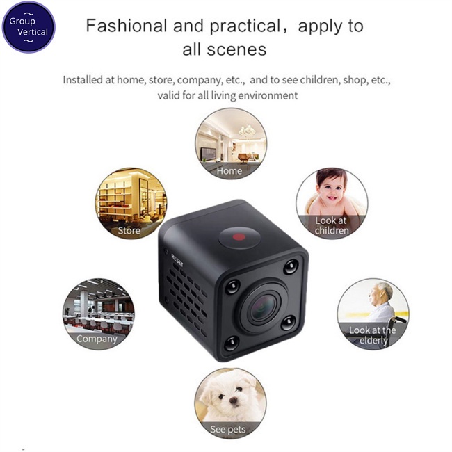 . 1 Bộ camera Hồng Ngoại mini f9 1080p hd wifi Có Chế Độ Nhìn Ban Đêm
