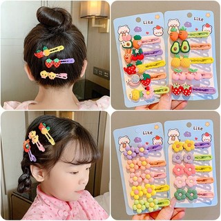 Set 5 Kẹp Tóc Dễ Thương Cho Bé Gái