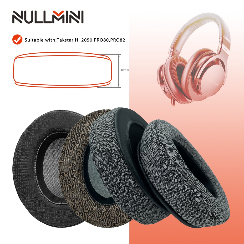 Miếng đệm tai nghe thay thế NullMini cho tai nghe Takstar HI 2050 PRO80, PRO82 Tai đệm nghe