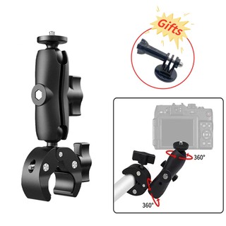  Giá Đỡ Máy Ảnh Hai Đầu Xoay 360 Độ Gắn Xe Đạp   Mô Tô Cho gopro 10 11 12 gopro action 4 insta360 x3 go3 dji action 4 