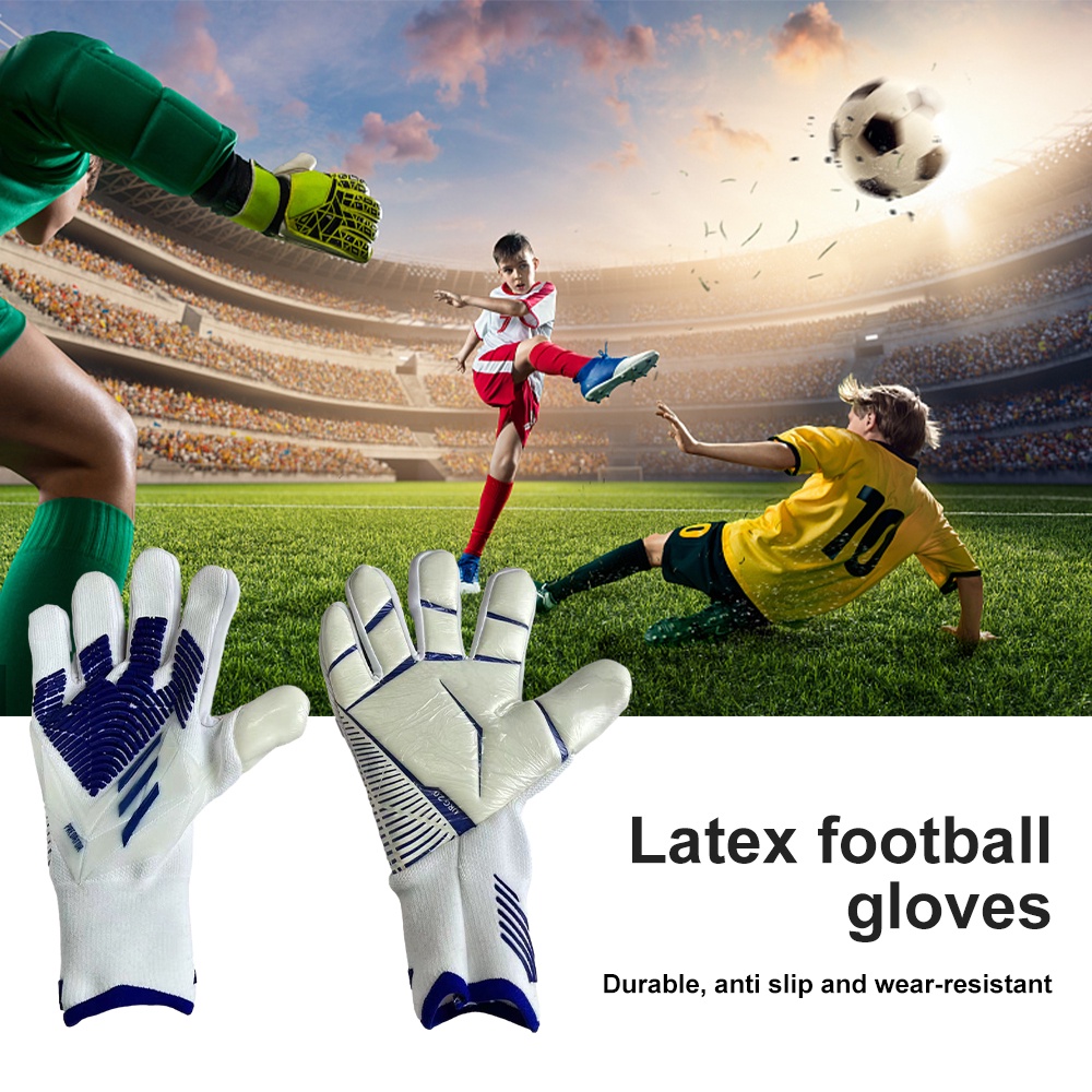 Găng Tay Thủ Môn Bóng Đá Cho Thanh Niên Và Người Lớn Sử Dụng Cột Sống âm tính Cuộn Để Ngăn Ngừa Chấn Thương