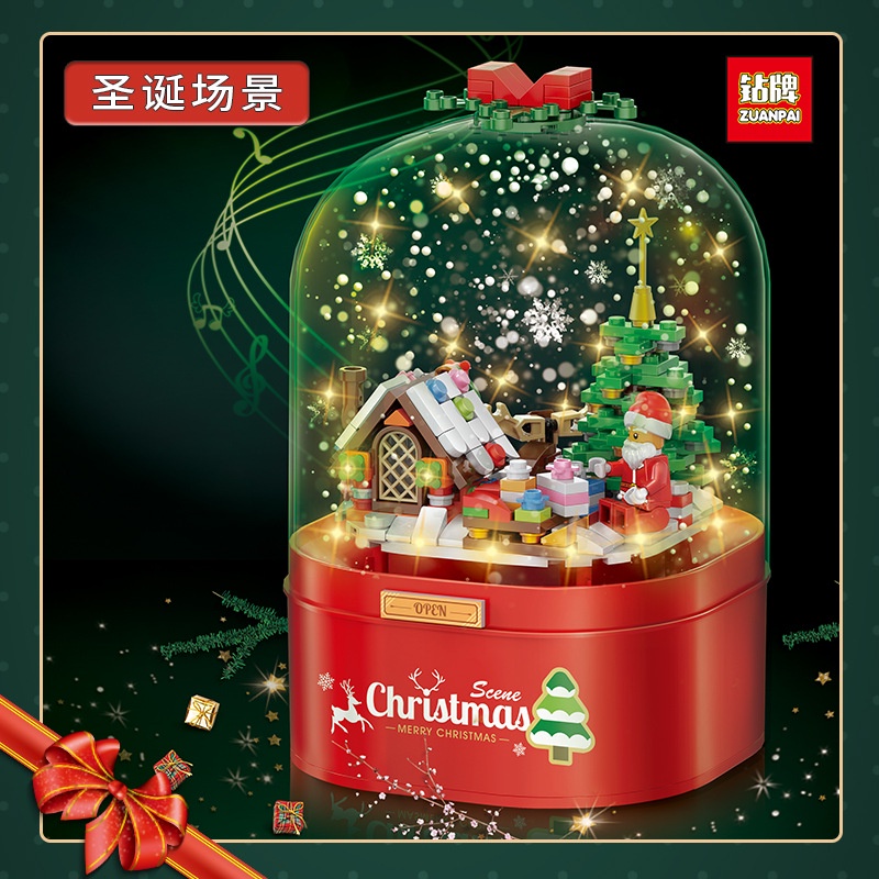 Khối Đồ Chơi Lắp Ráp Cây Thông Noel Phát Nhạc