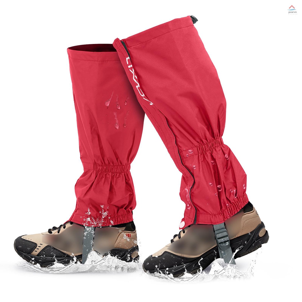 One Cặp Vỏ Bọc Quần Legging Đi Trượt Tuyết unisex Có Khóa Kéo Chống Nước