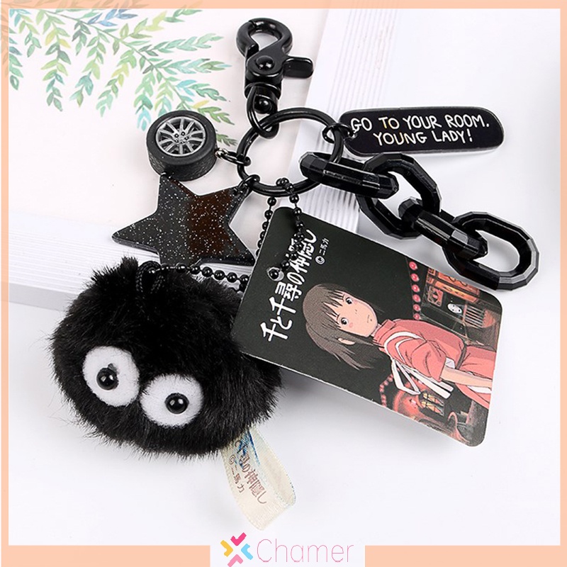 Móc Khóa Hình Búp Bê Yêu Tinh hayao miyazaki my neighbor totoro Dễ Thương Phụ Kiện Đi Học Mới