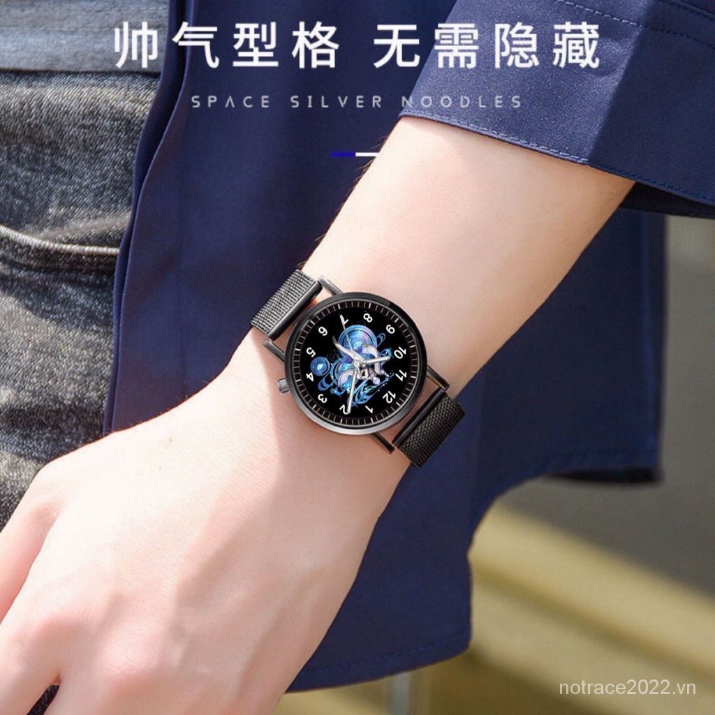 ★Genshin Impact★Ayato Đồng Hồ Đeo Tay Phát Quang Chống Thấm Nước Hai Chiều Thời Trang